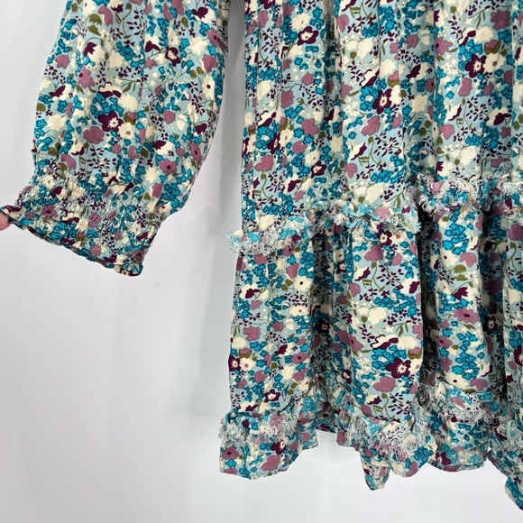 NATURAL LIFE Floral Dress - Blue and Red - Picture 5 of 16